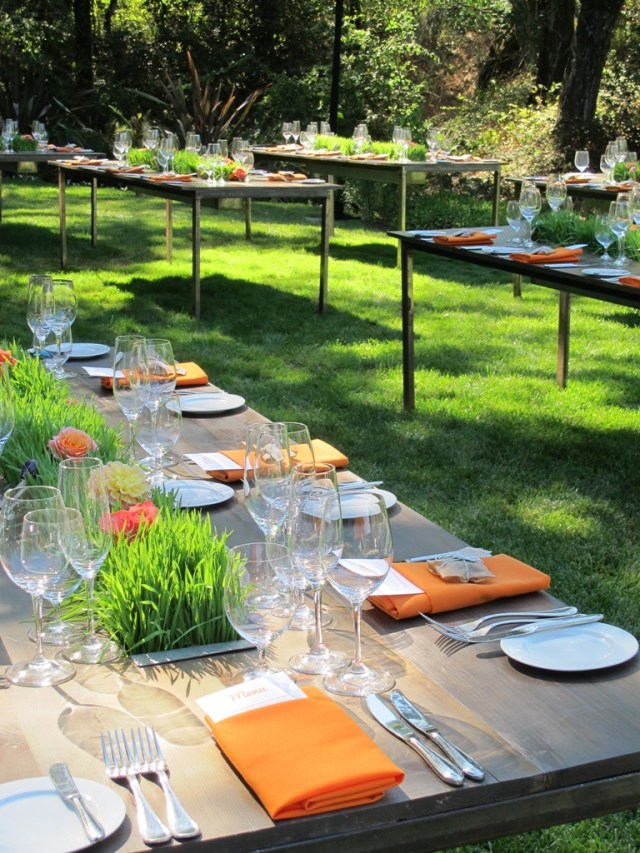 Kate's Blossoms, Quarryhill, Trough Tables